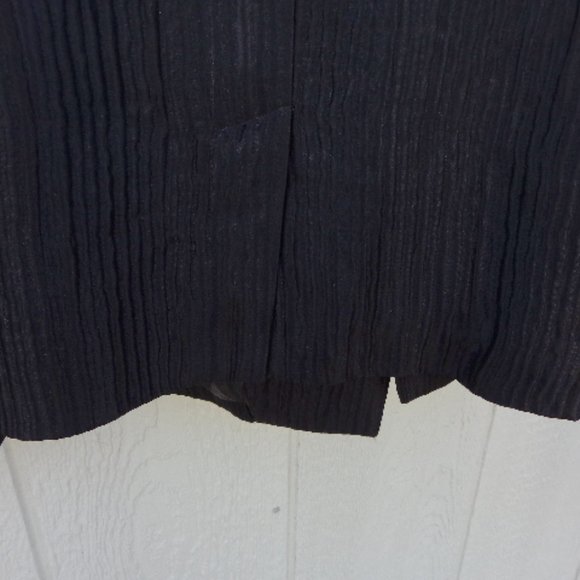 Fab Brown Textured Eileen Fisher Woman Silk Blend Open Jacket 2xl - Picture 7 of 16